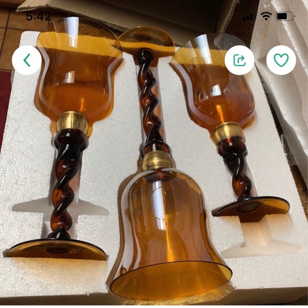 Home Interiors candle holders
